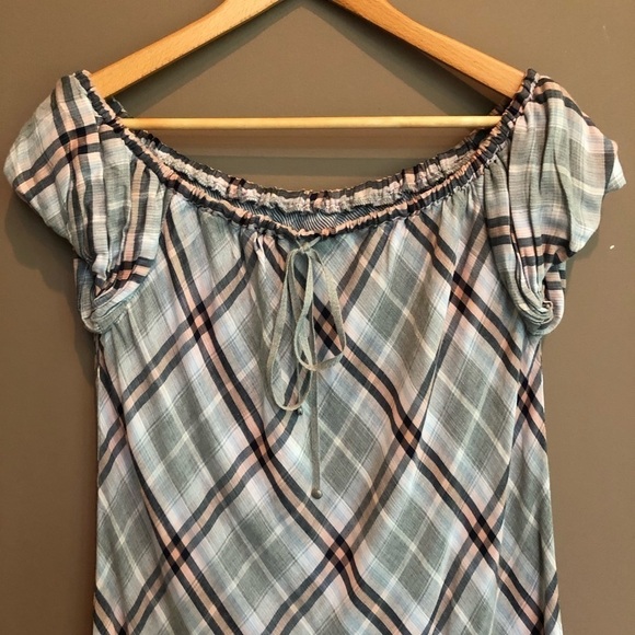 NWT Max Studio Off The Shoulder Shift Dress Gray M - Picture 3 of 7